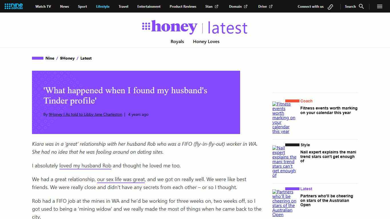'I found my husband on Tinder' - 9Honey