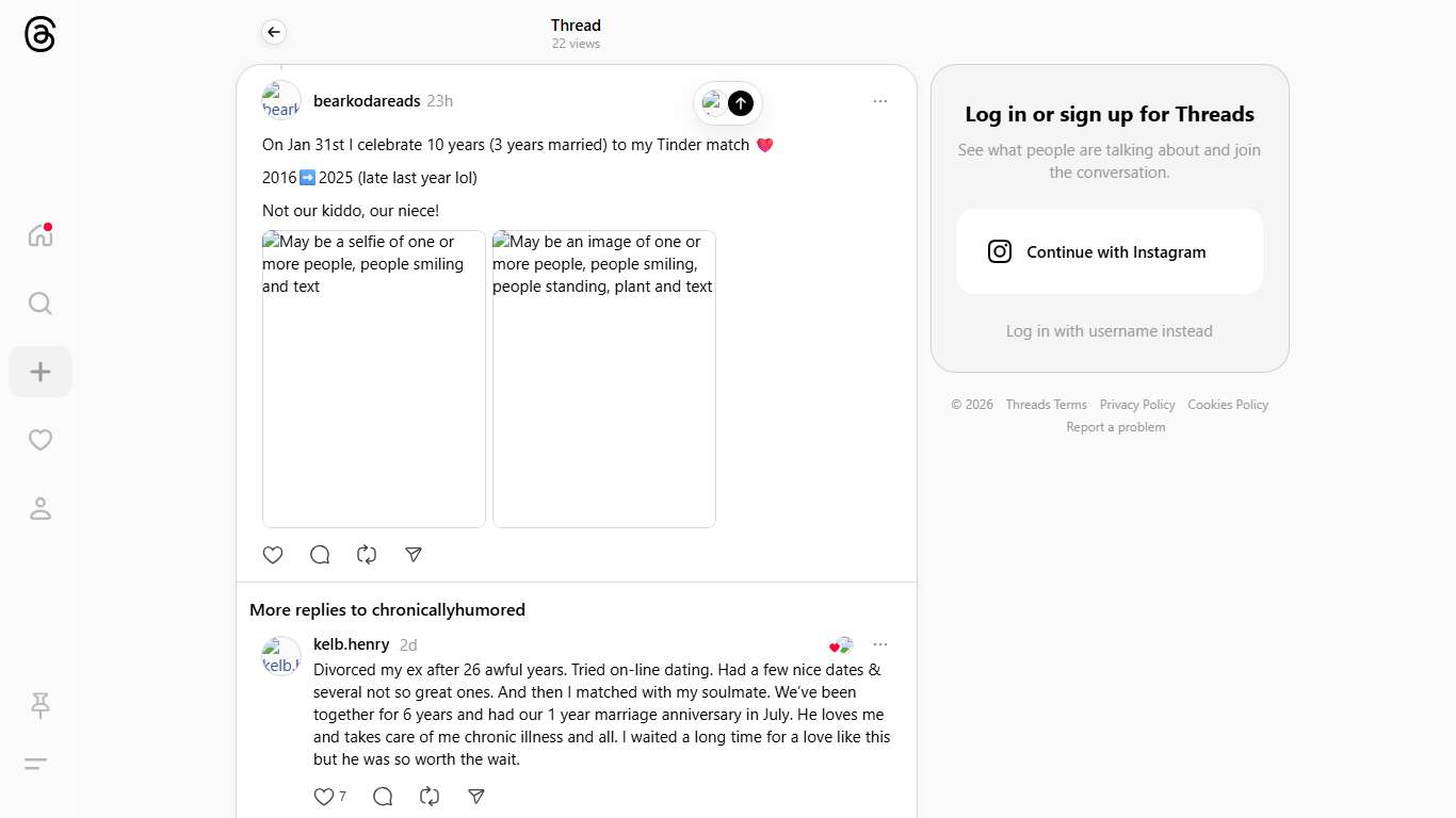 On Jan 31st I celebrate 10 years (3 years married) to my Tinder match ❤️ 2016➡️2025 (late last year lol) Not our kiddo, our niece!
